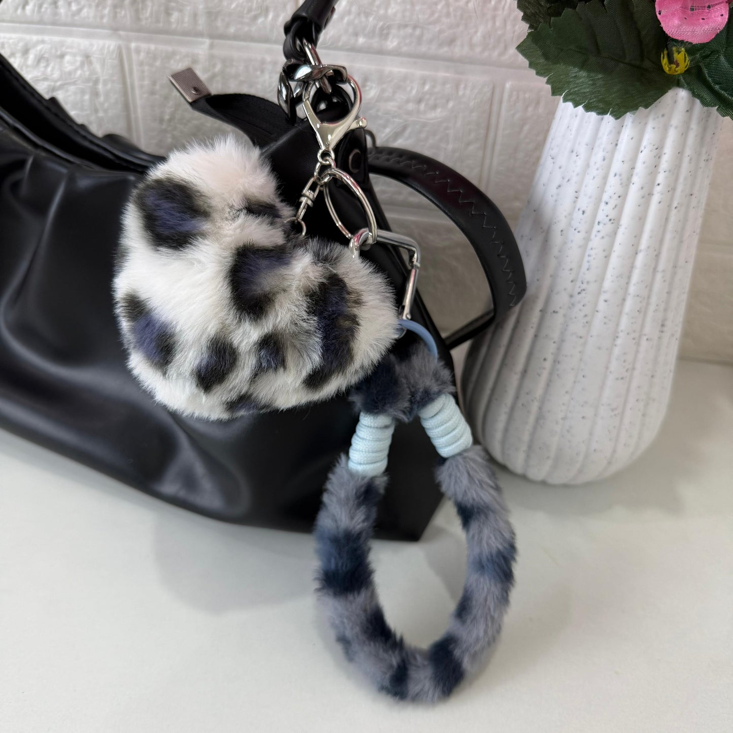 Puff Heart Bag Charm