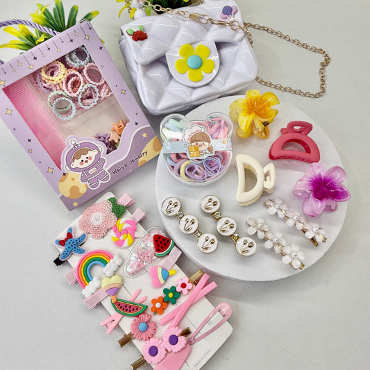 Cute Hamper with Bag (White)