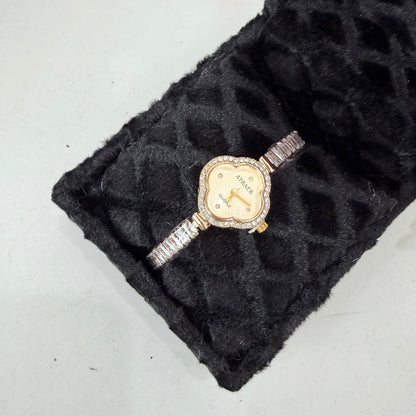 Clover WhiteStone Watch