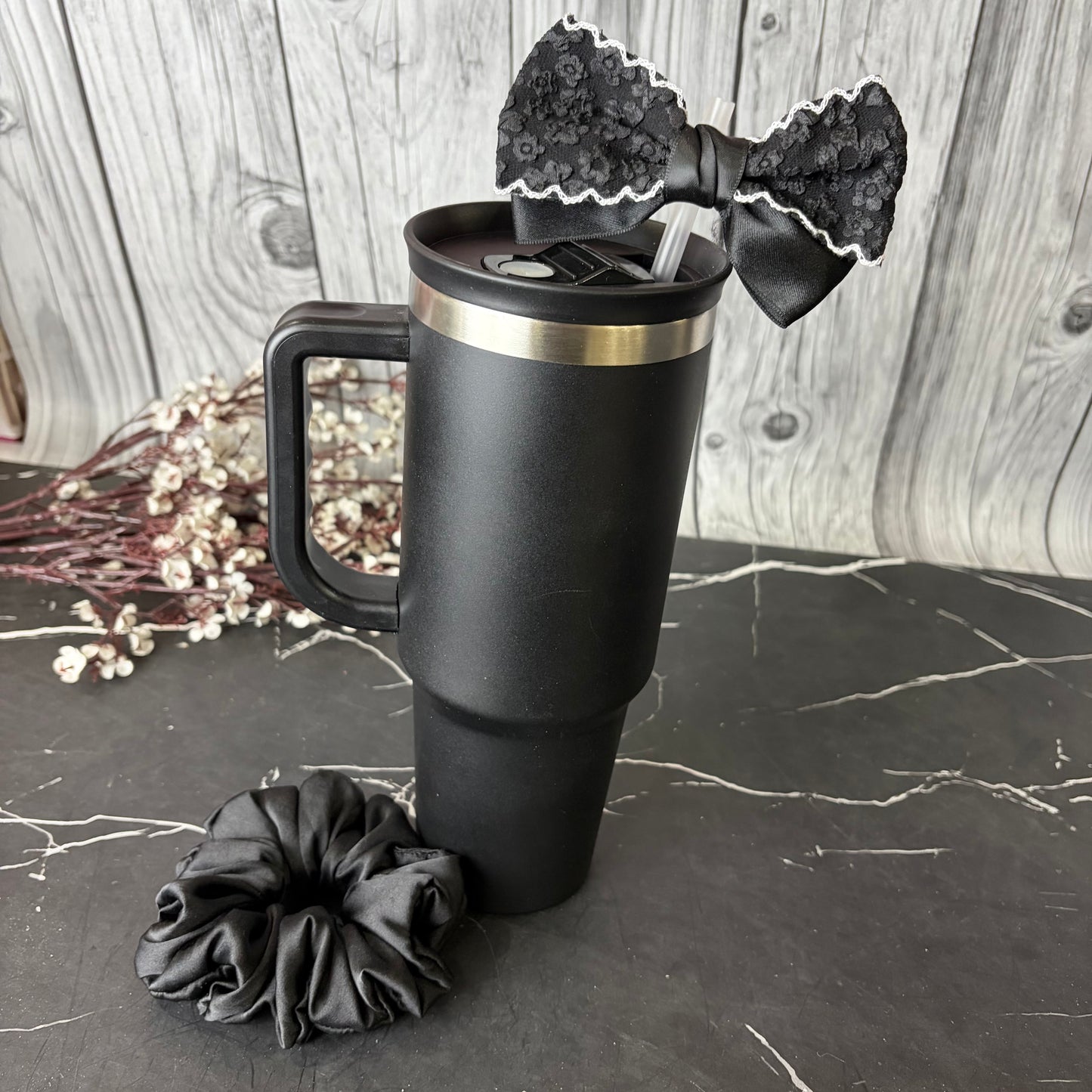 Black Stanley with accessories