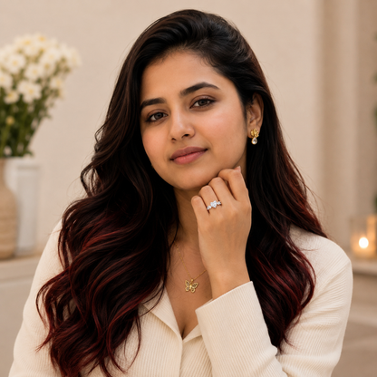 Cute Ring with Box (Adjustable)