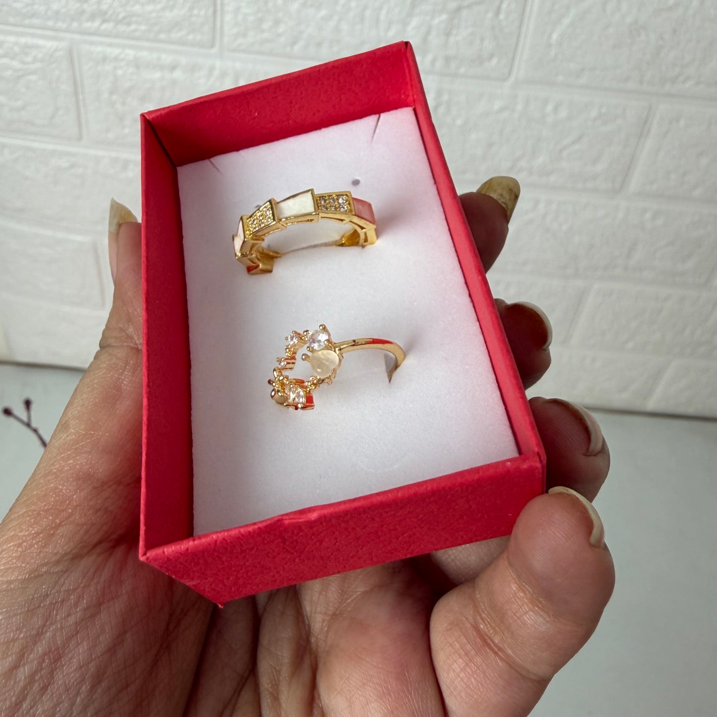 Cute Ring with Box (Adjustable)