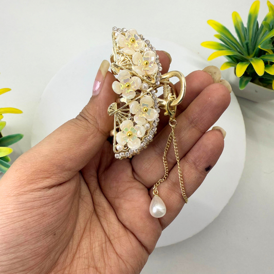 Luxury Flower Hairclaw