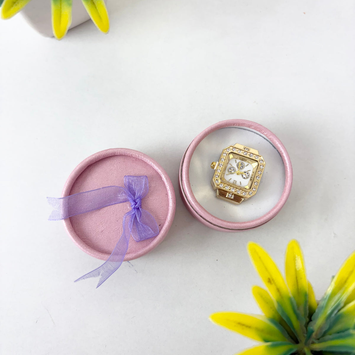 Cute Ring Watch - Square