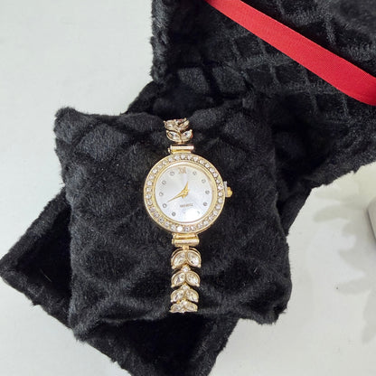 Stone White Watch (Leaf)