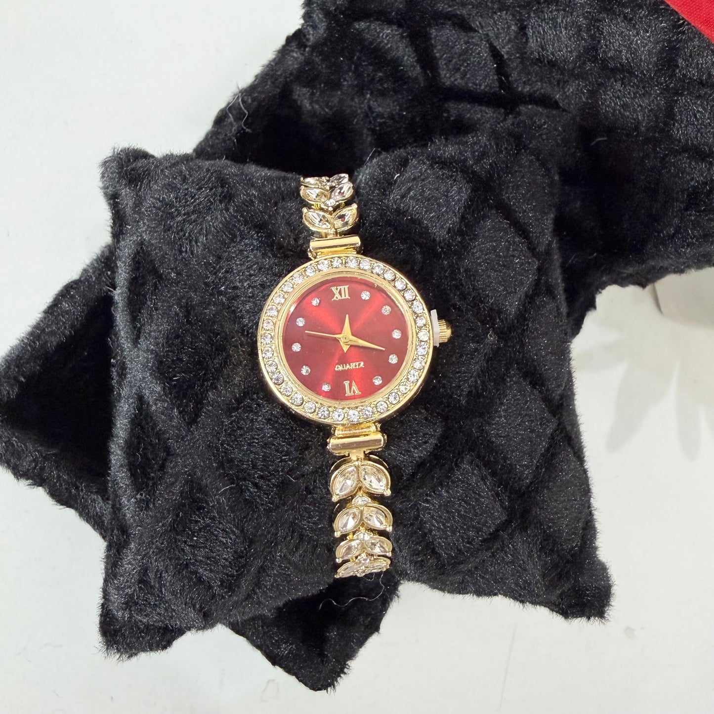 Stone Maroon Watch (Leaf)