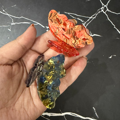 Resin Butterfly Hairclaw