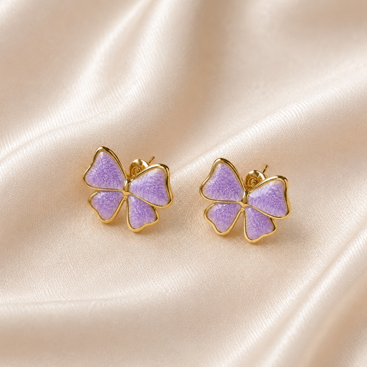 Butterfly Earring (Purple)