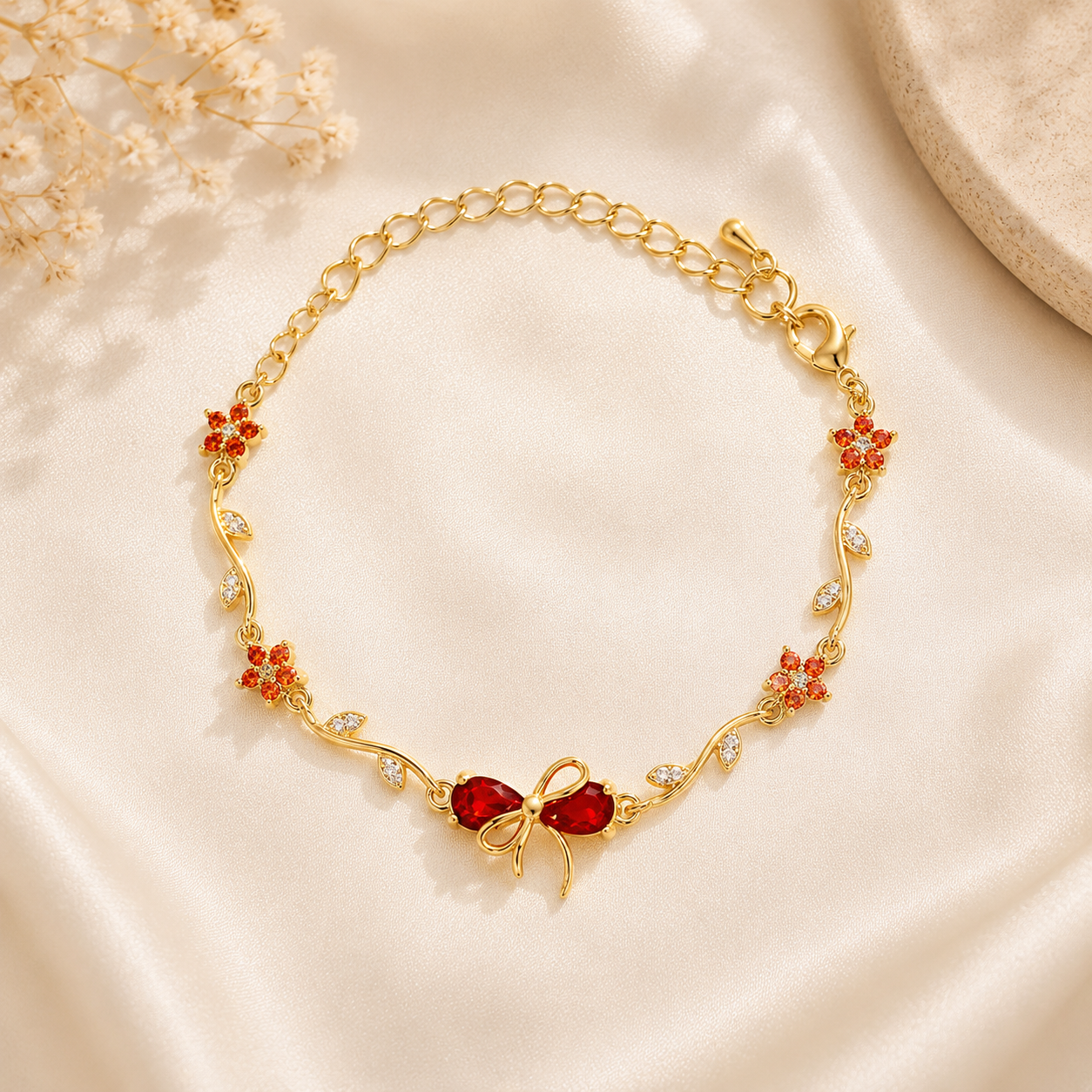 Bow Bracelet Red (Viral)