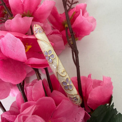 Enamel Bangle Floral