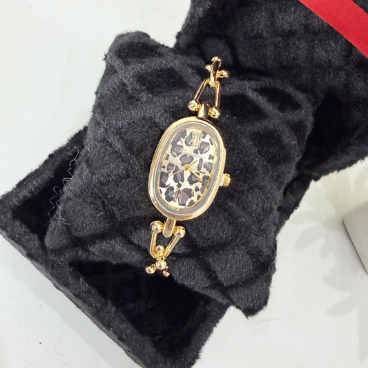 Print Oval Watch