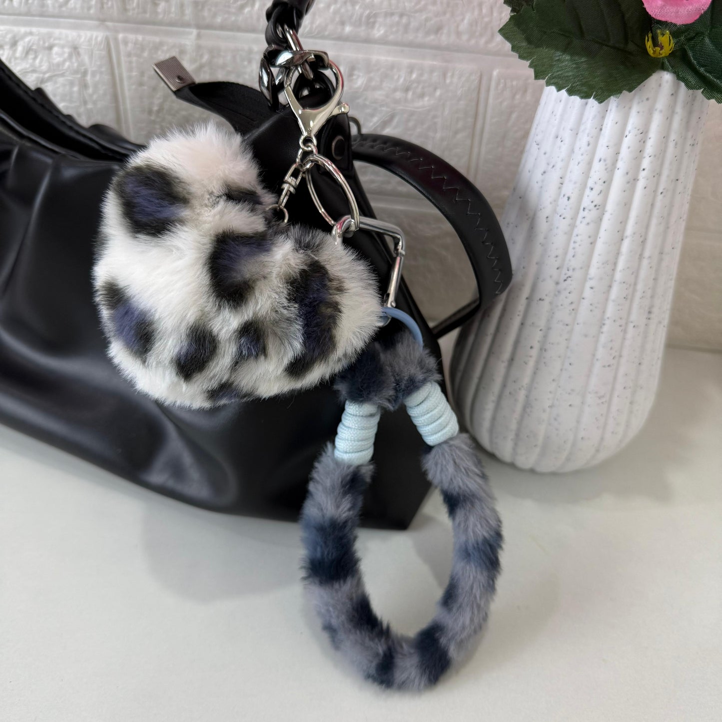 Puff Heart Bag Charm