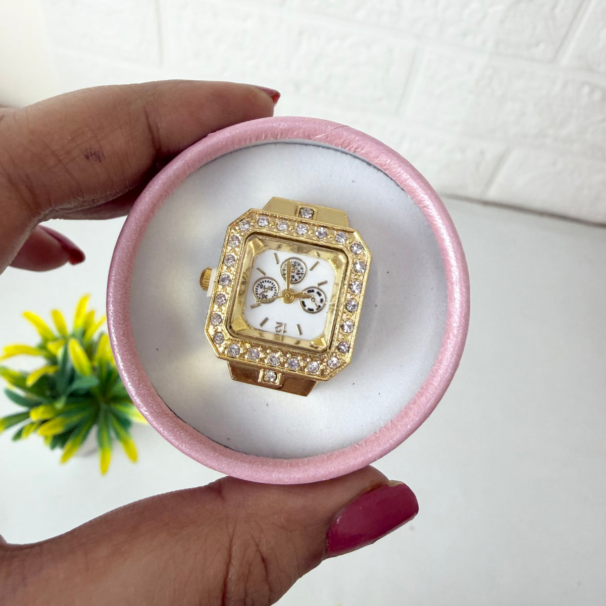 Cute Ring Watch - Square