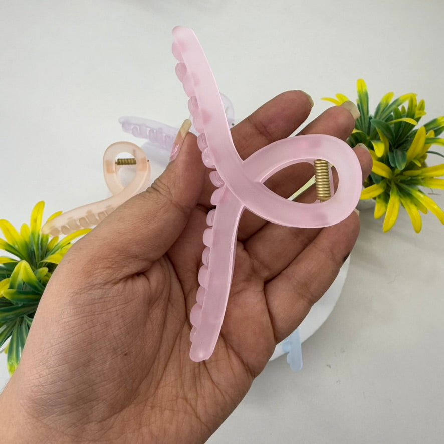 Premium - Glass Infinity Hair Claw