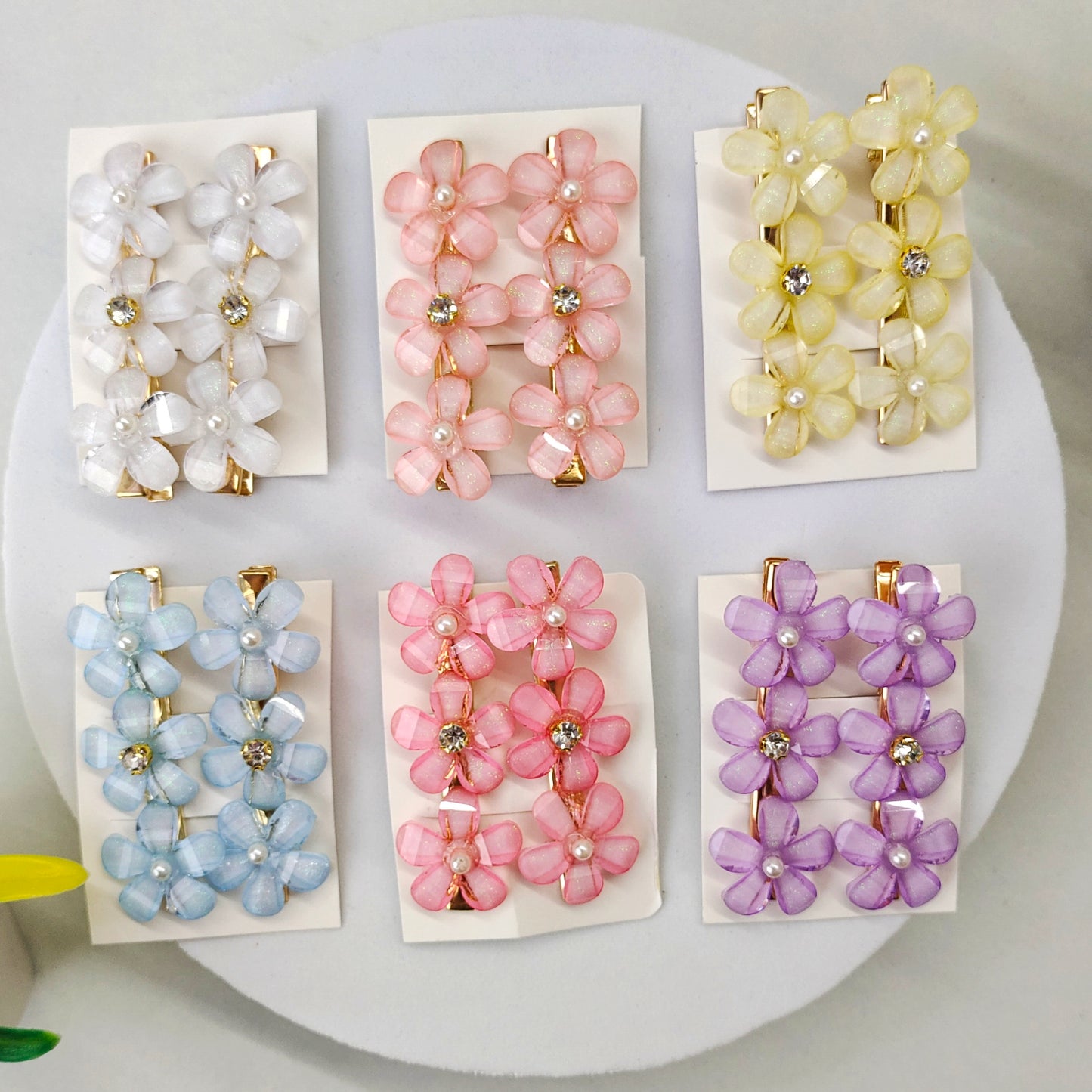 Flower Pins - Round