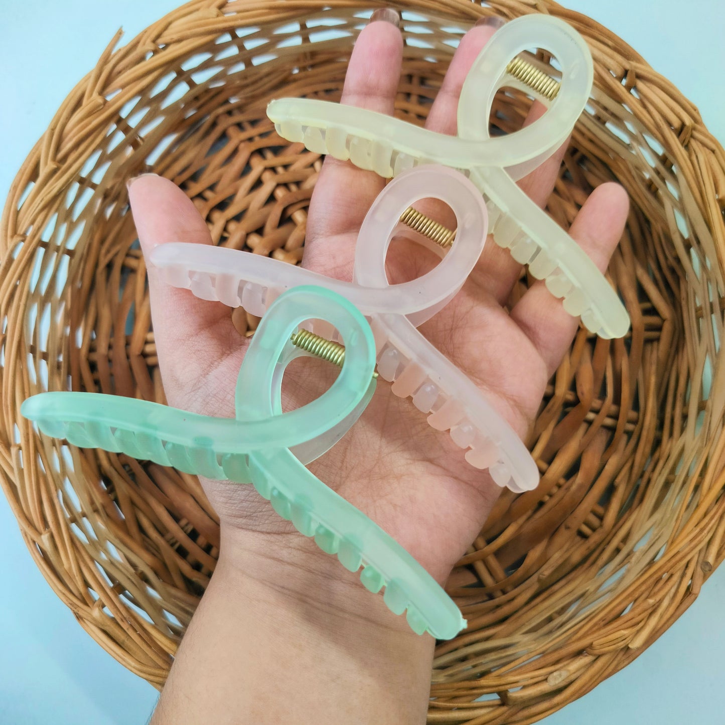 Bundle of 3 - Glass Infinity Hair Claw