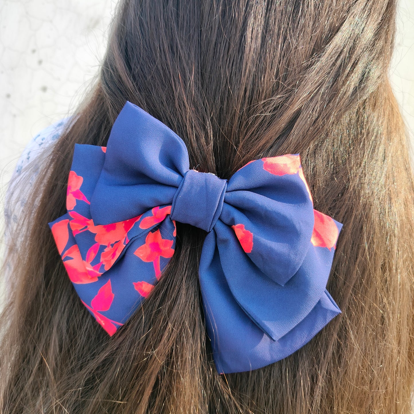 BLUE ROSE Bow | Triple Bliss