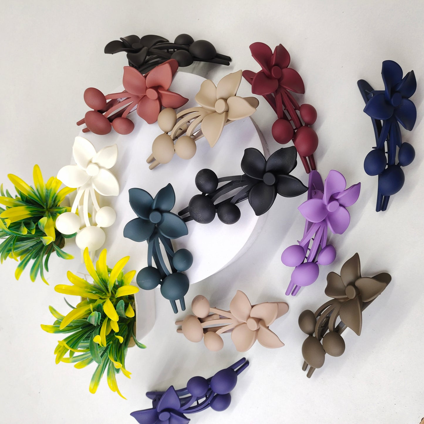 Matte Flower Clip