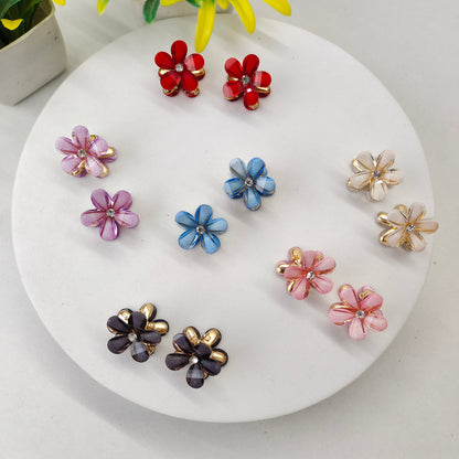 Coloured Mini Flower - Set of 2