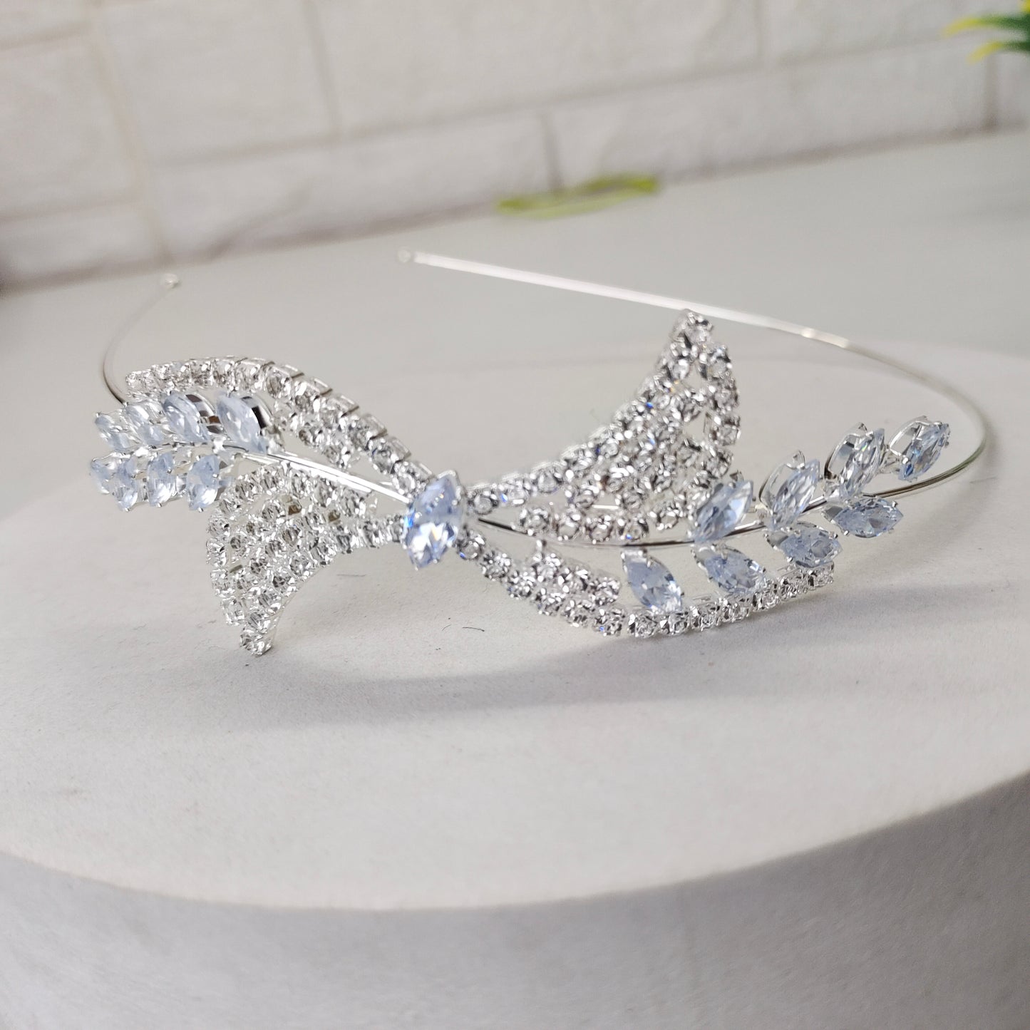 White Crystal Headband