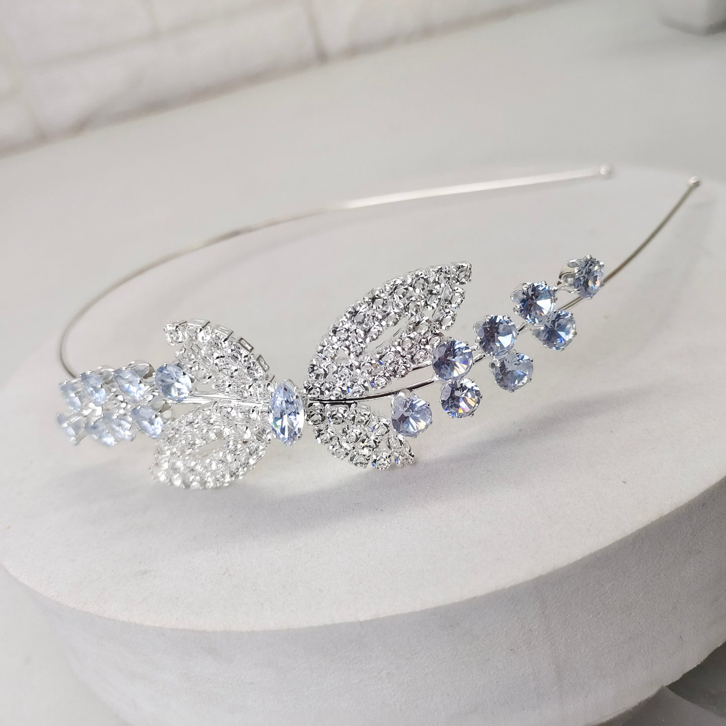 White Crystal Headband