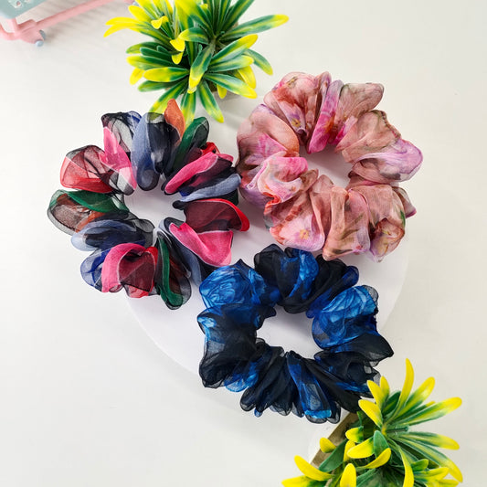 Set of 3 Scrunchies - Organza