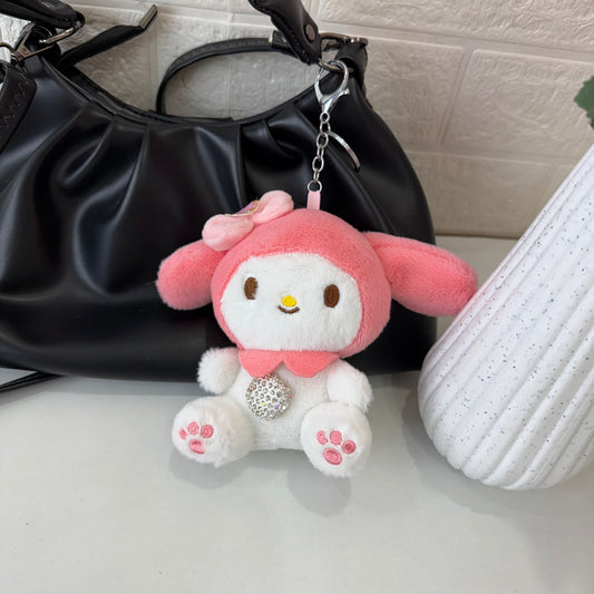 Cute Pink Bag Charm