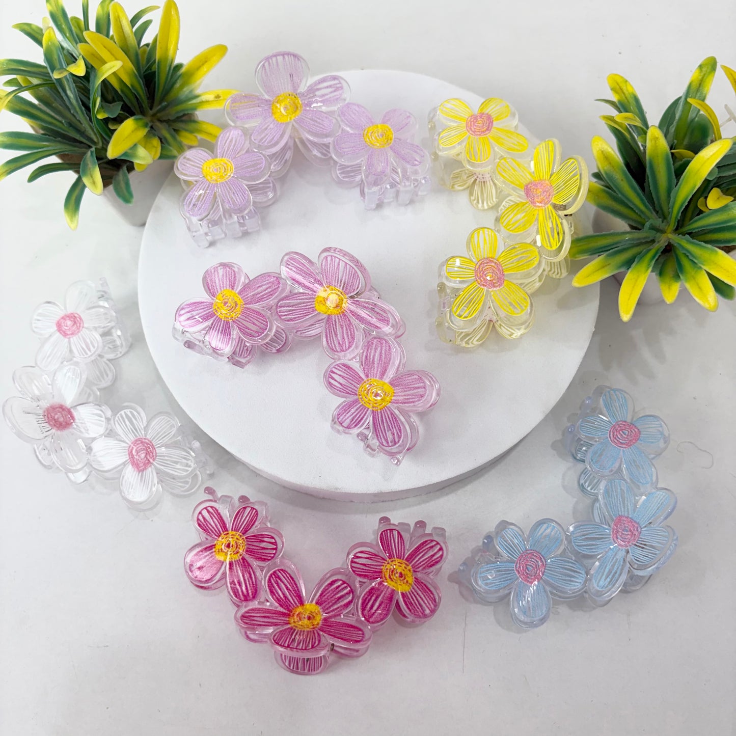 Pinteresty Flower Hairclaw