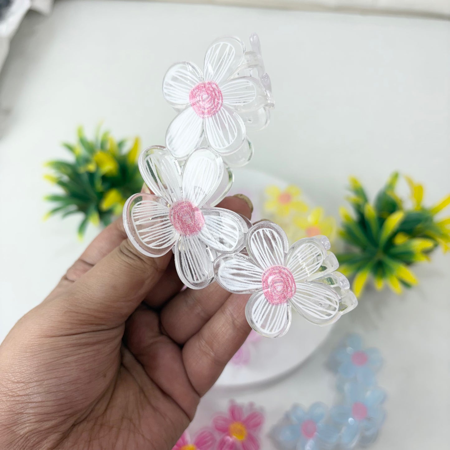 Pinteresty Flower Hairclaw