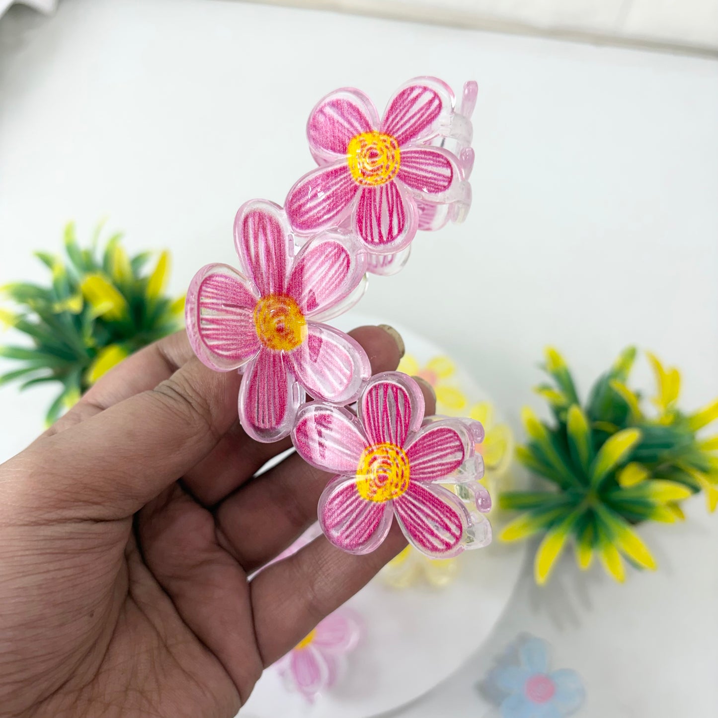 Pinteresty Flower Hairclaw