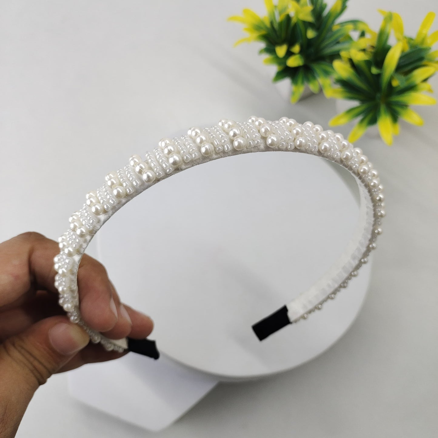 Pearl Wide Headband