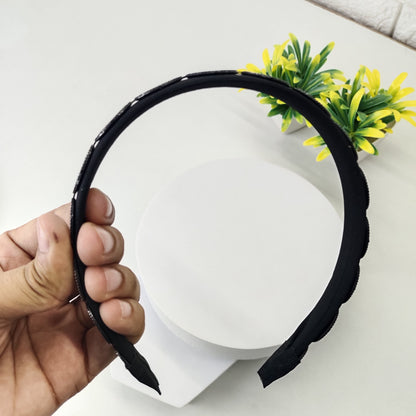 Wide Navratri Headband - Oval