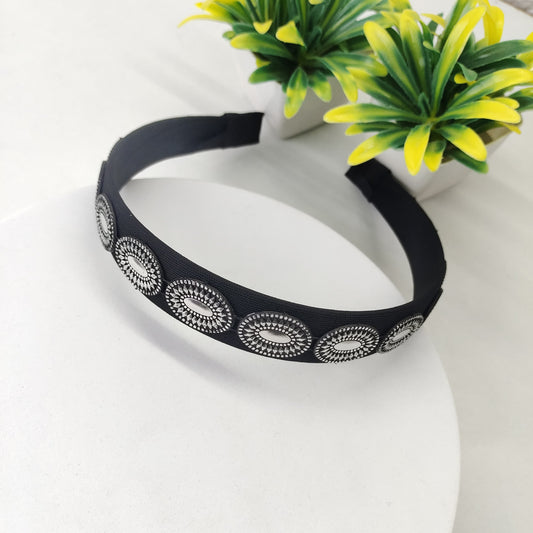 Wide Navratri Headband - Oval