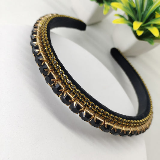 RhineStone Headband - Black