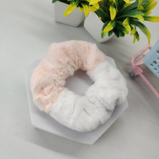 Soft Scrunchie - WhiteOrange