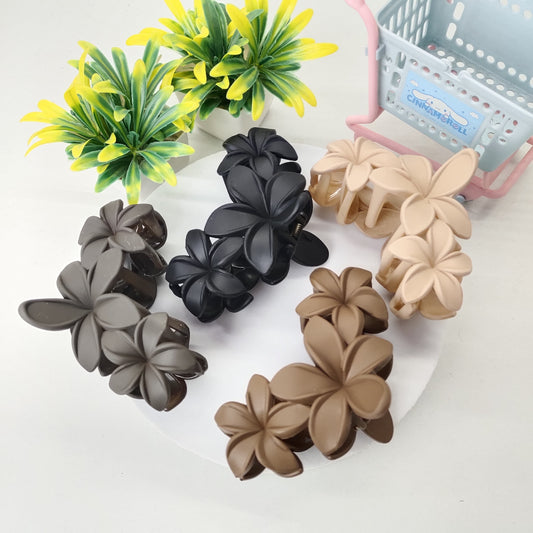 Triple Flower Hairclaw - Matte