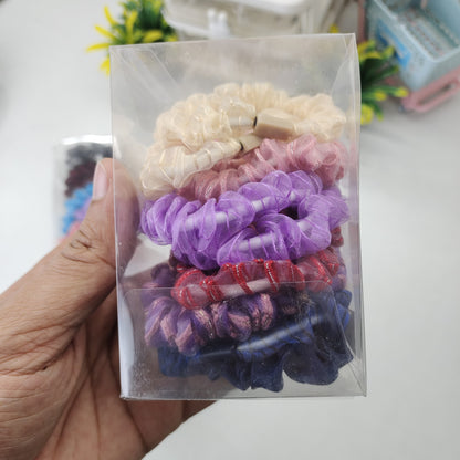 Organza Scrunchie - Set of 10