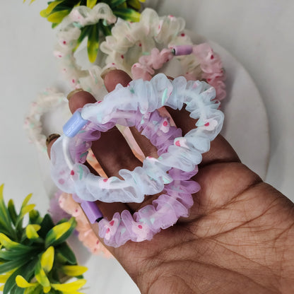 Organza Scrunchie - Set of 12