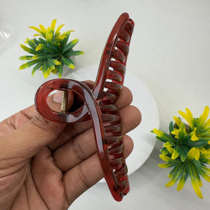 Premium Glass Infinity Hair Claw