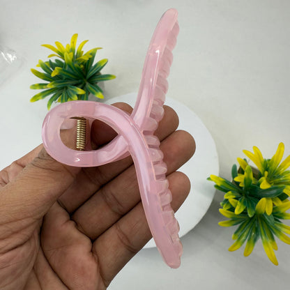 Premium Glass Infinity Hair Claw