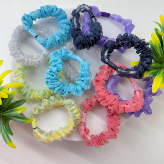 Organza Scrunchie - Set of 12