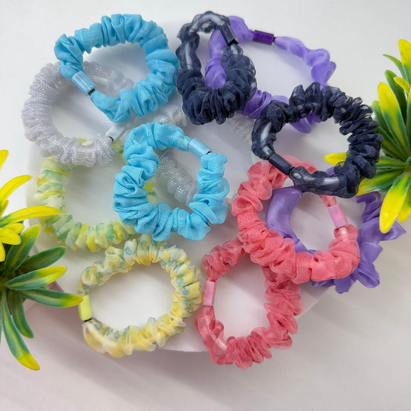Organza Scrunchie - Set of 12