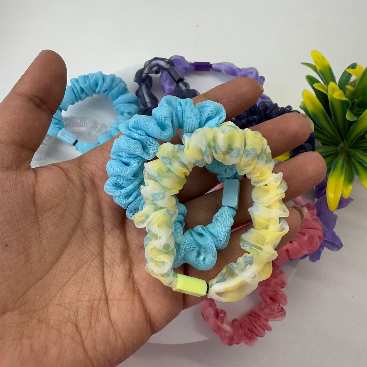 Organza Scrunchie - Set of 12