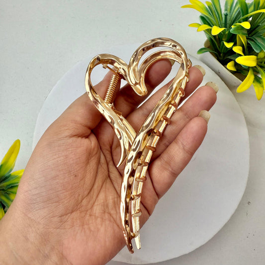 Large - Premium Heart Hairclaw