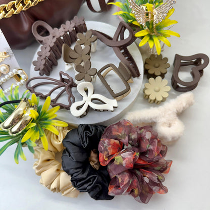 Cute Brown Hamper ( with HandBag )