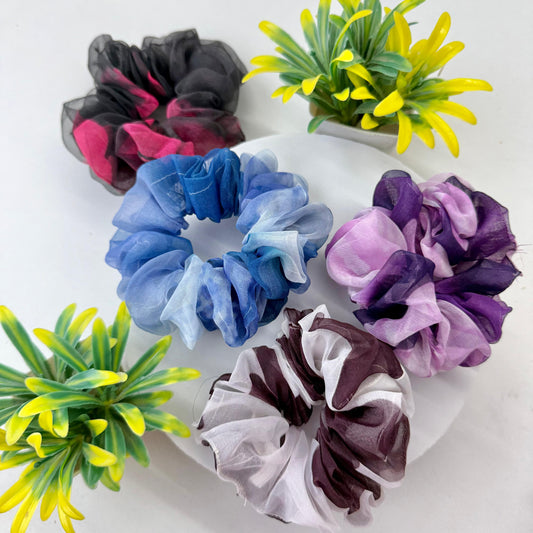 Set of 4 Scrunchies - Organza