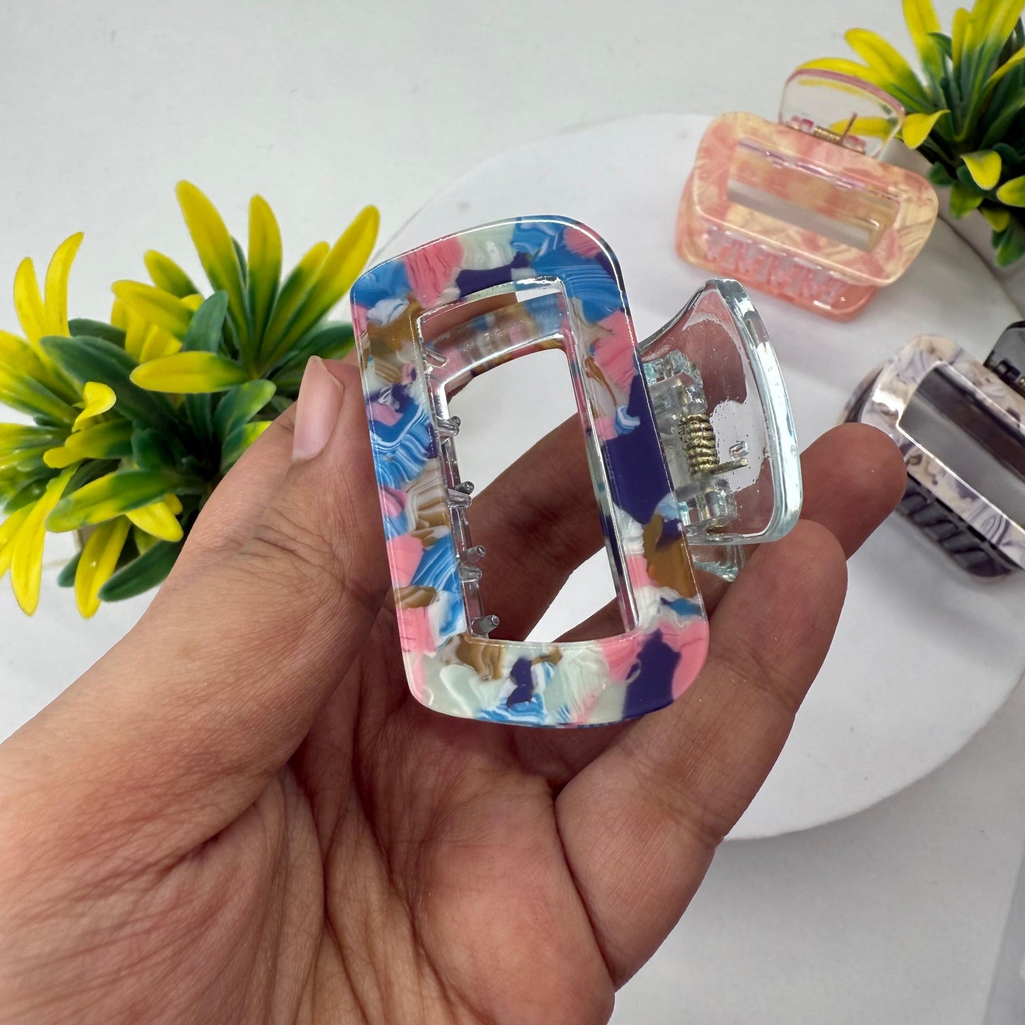 Resin Square Hairclaw