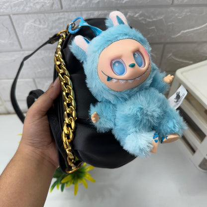 Blue Labubu with Bag