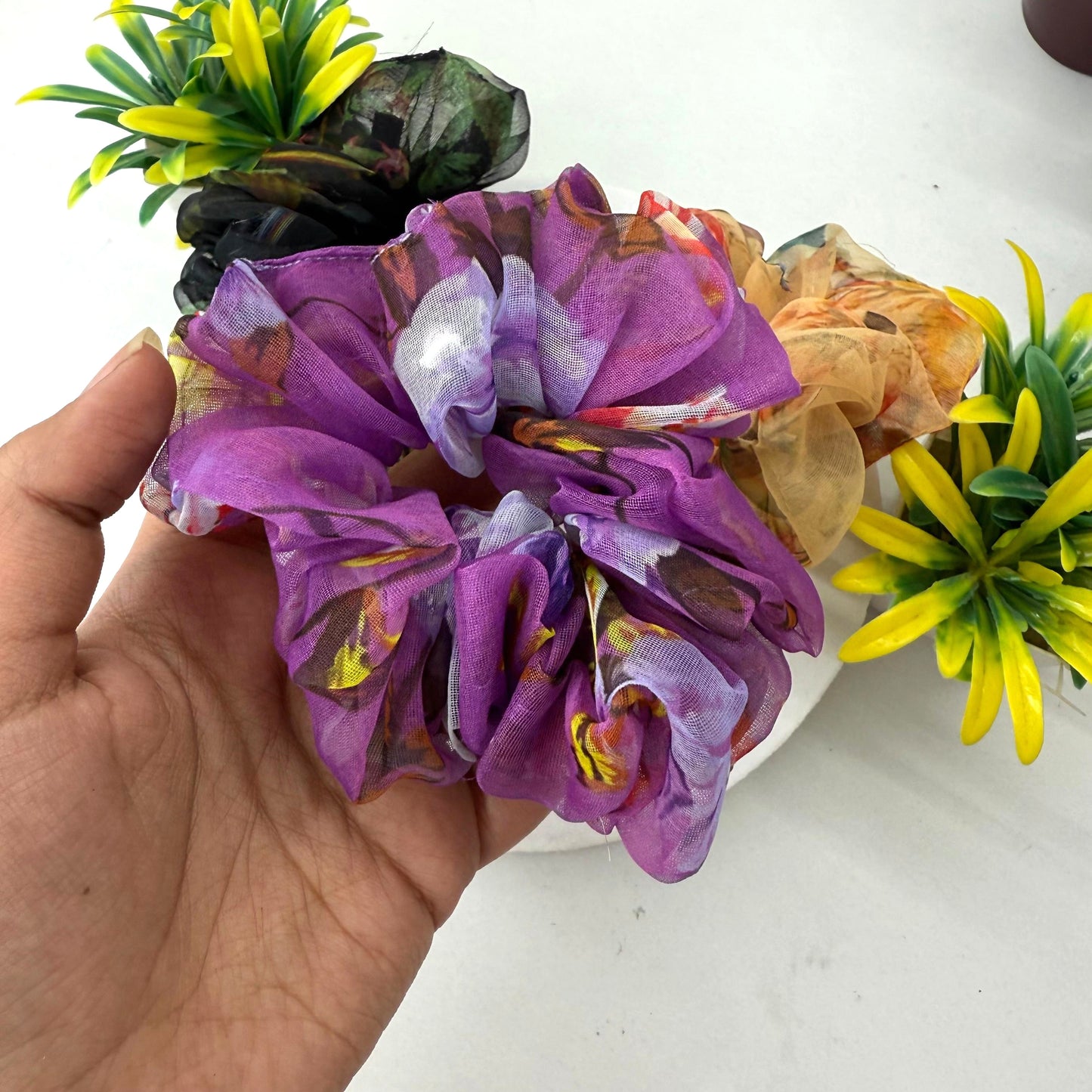 Set of 3 Scrunchies - Organza