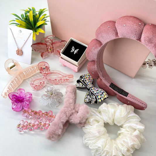 Premium Pink Hamper ( with box )